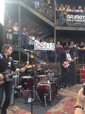 Jon Spencer Blues Explosion mic